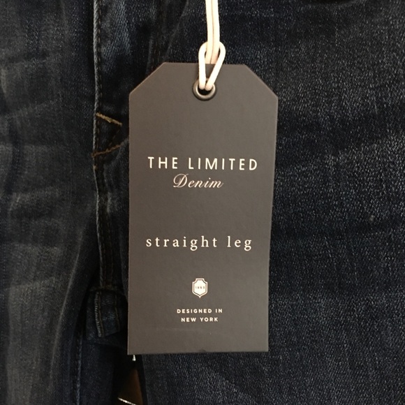 The Limited Denim Straight Leg Jeans-NWT - Picture 2 of 8